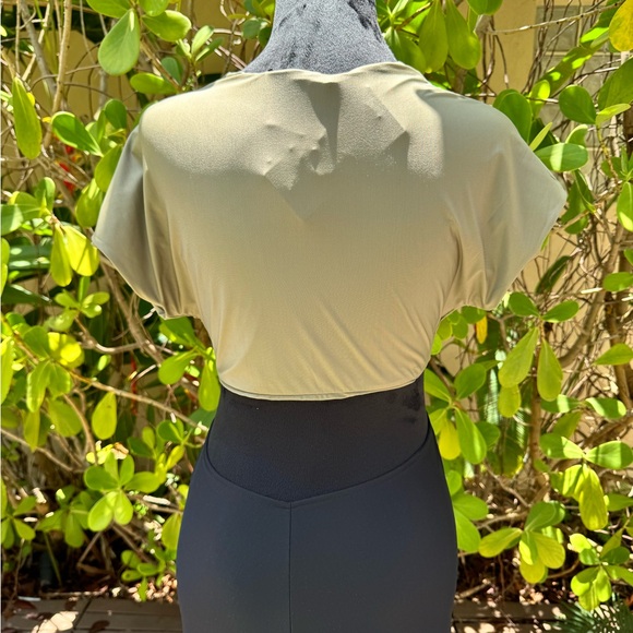 Vix Paula Hermanny Loop Midi Cover Up Black Olive Green Beach Pool Dress XS - Picture 7 of 12